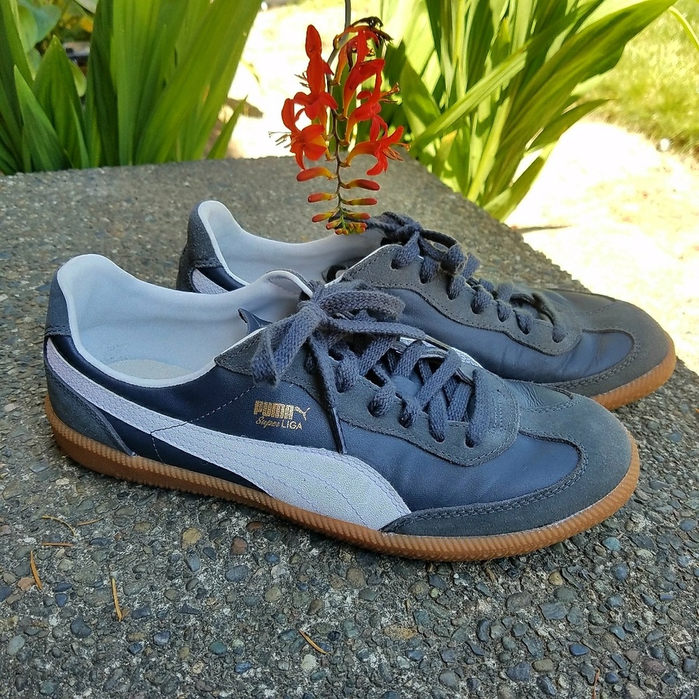 PUMA Super Liga - navy - US 8.5 EU 41